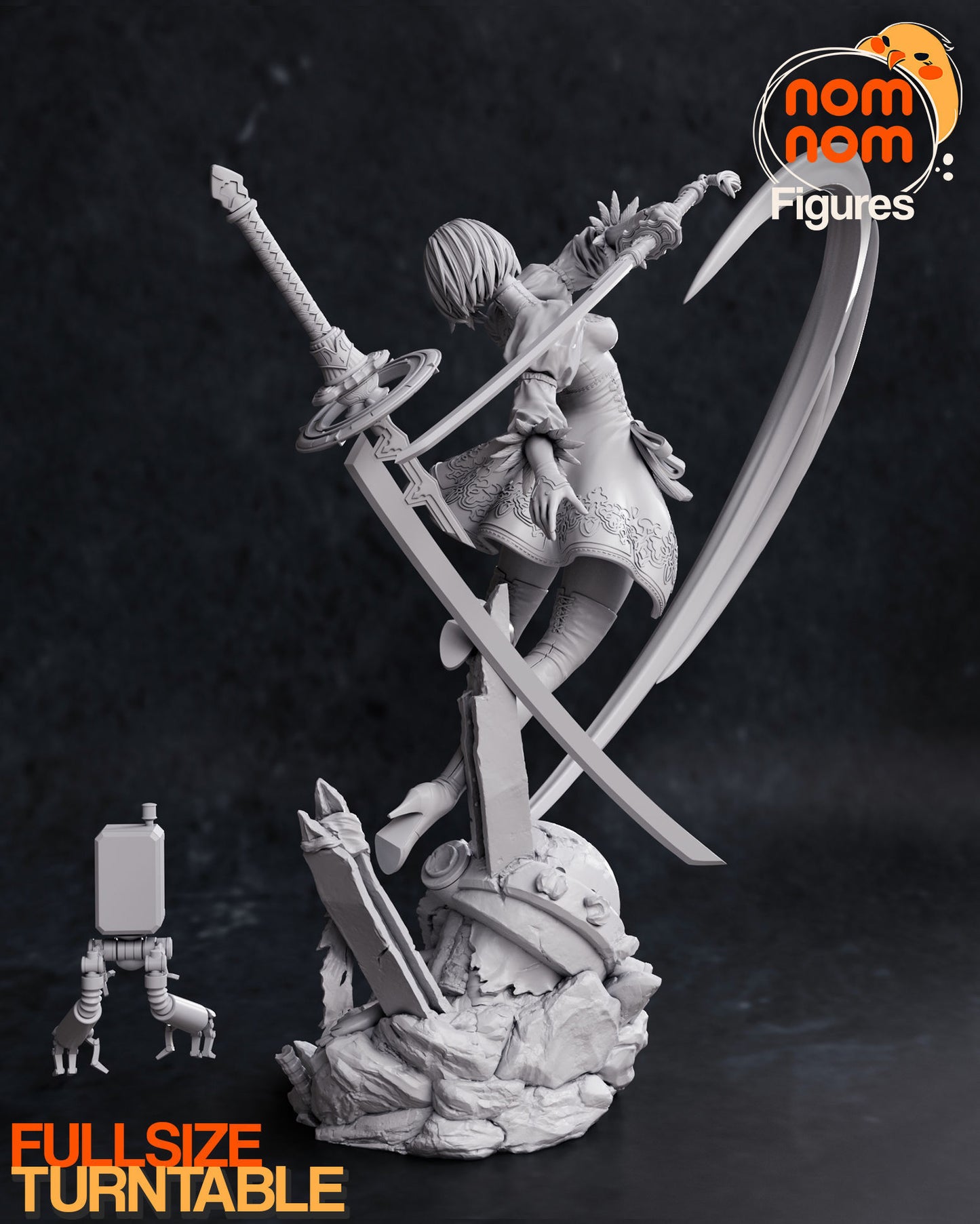 2B - Nier Automata 3D Print Model