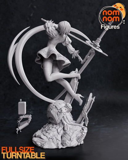 2B - Nier Automata 3D Print Model