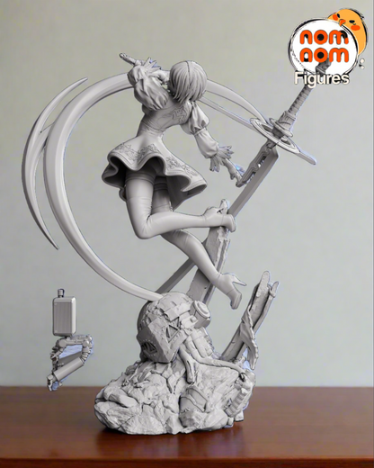 2B - Nier Automata 3D Print Model