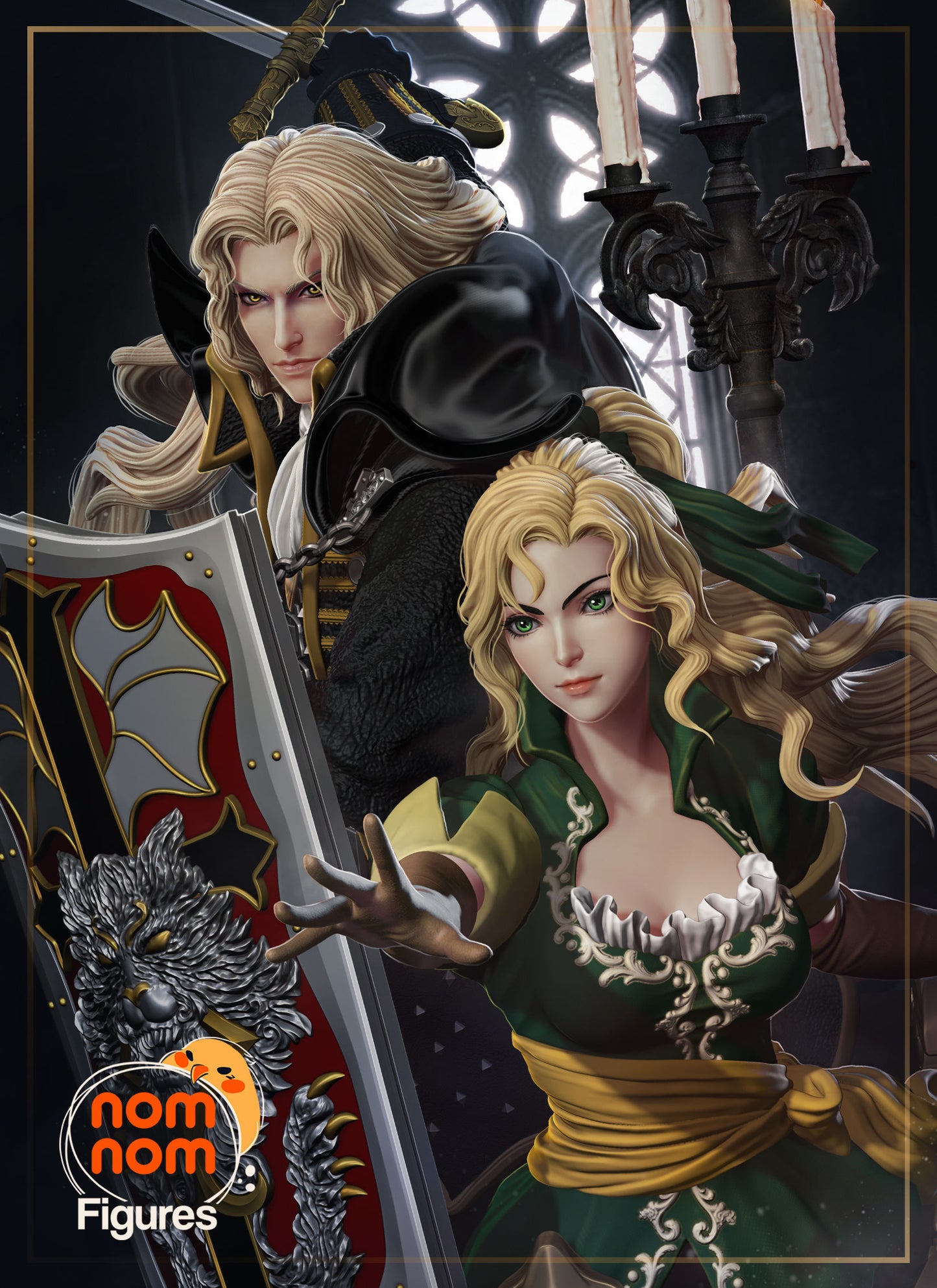 Alucard X Maria - Castlevania Symphony of the Night 3D Print Model