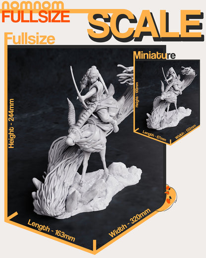 Ashitaka - Princess Mononoke 3D Print Model