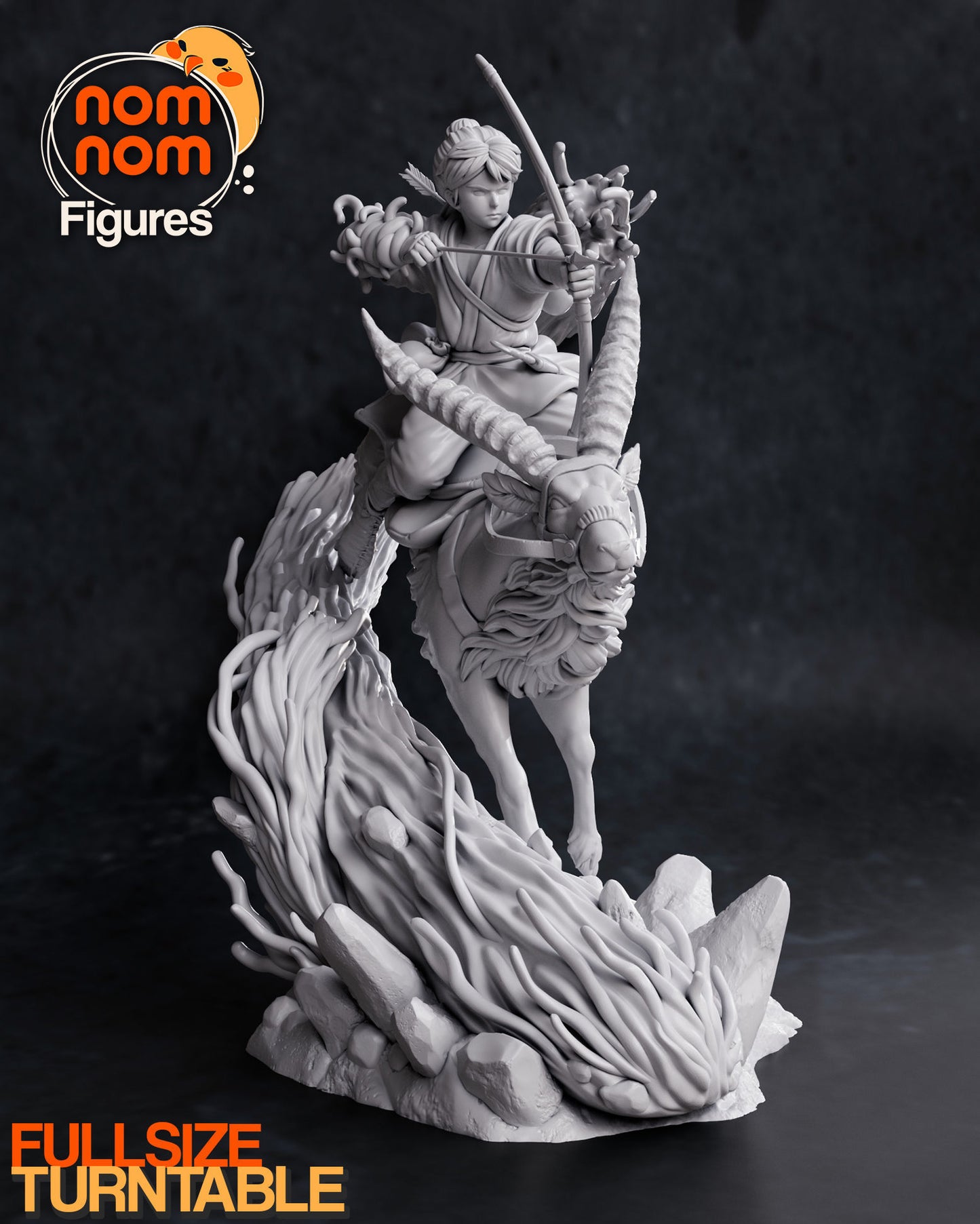 Ashitaka - Princess Mononoke 3D Print Model