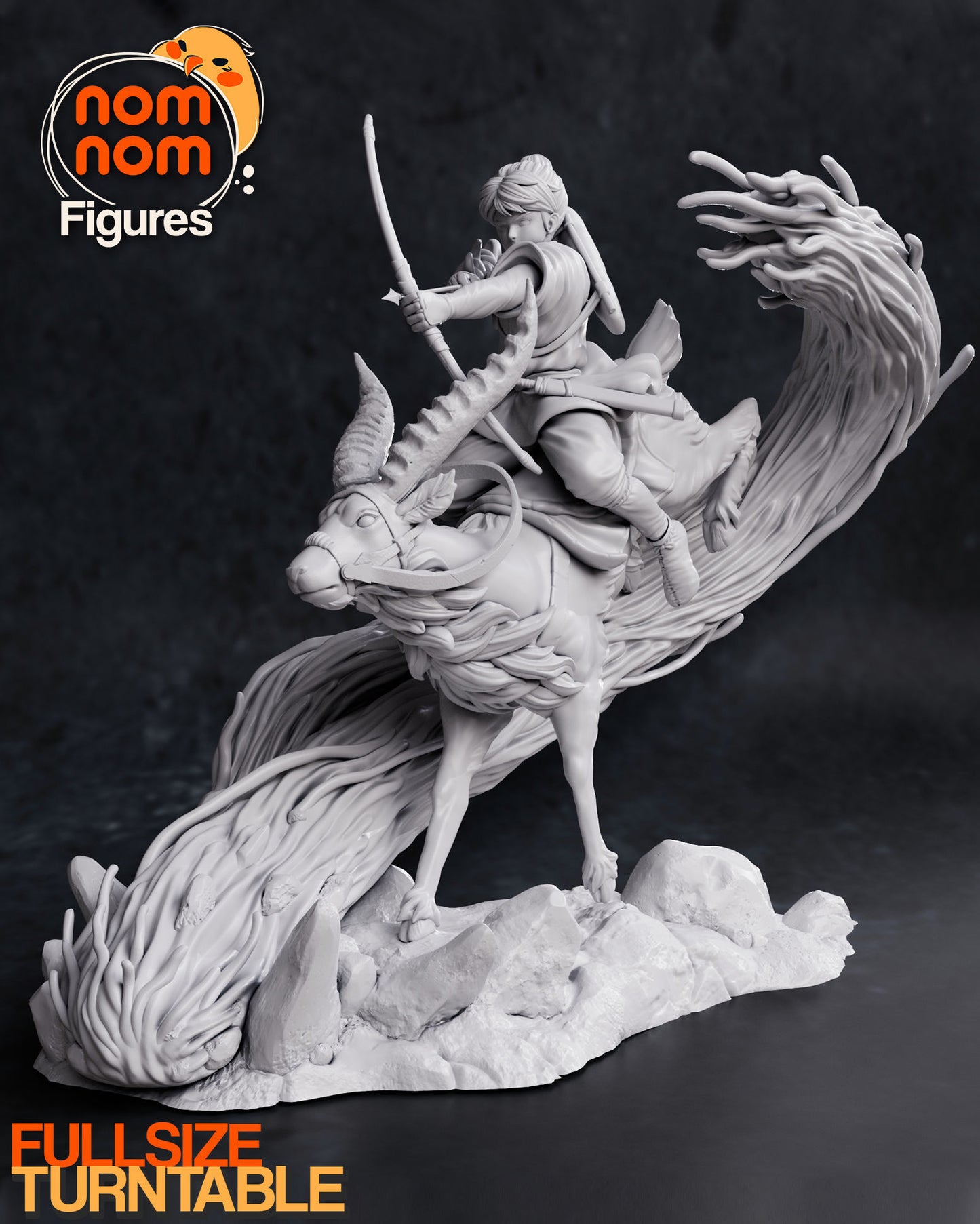 Ashitaka - Princess Mononoke 3D Print Model