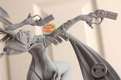 Bayonetta Statue of Woman Holding Sword 3D Print Model