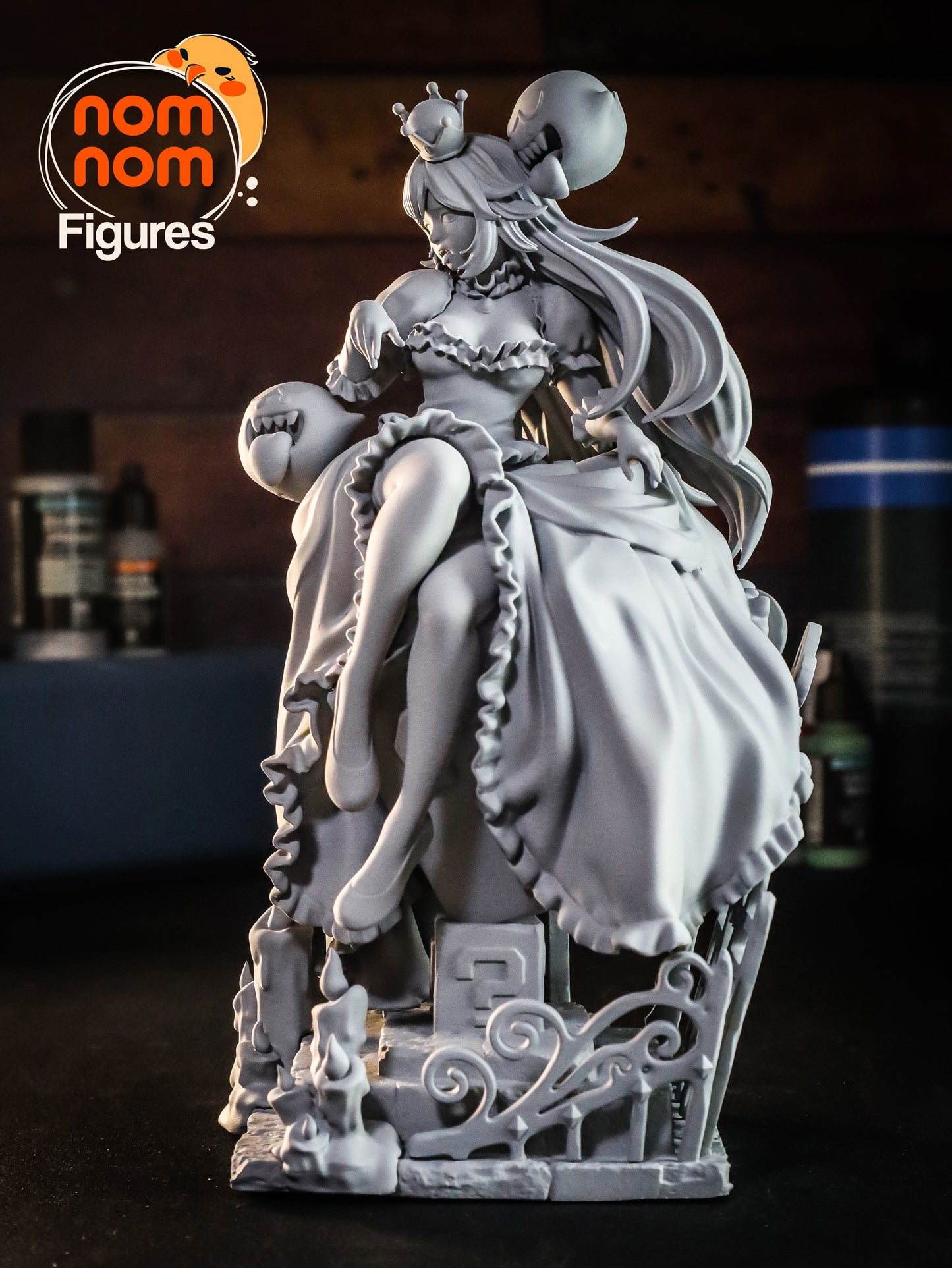 Booette from Super Mario - 3D Prints Collectible Limited Edition Home Decor  or Office Collectible