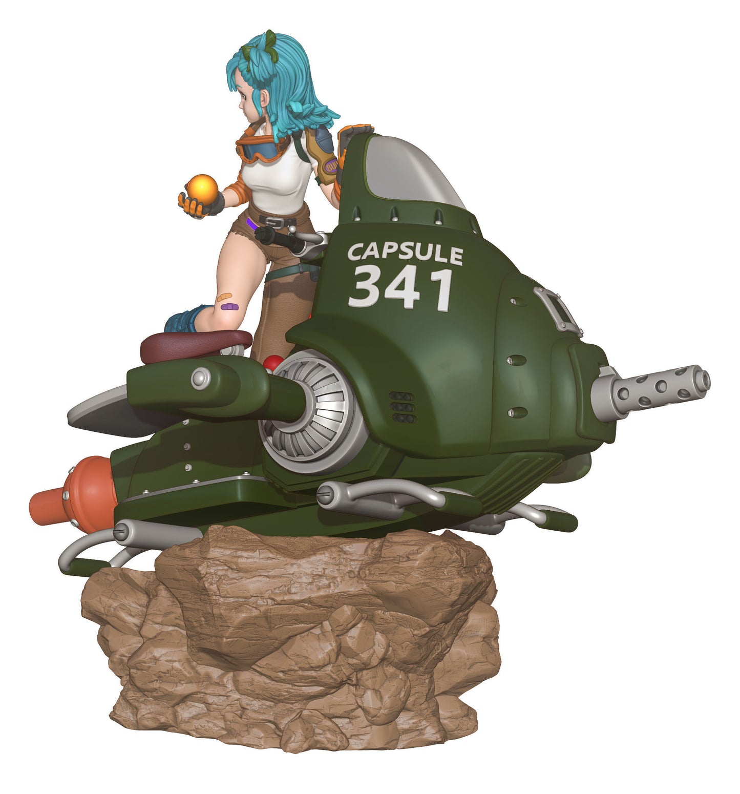 Bulma - Dragon Ball 3D Print Model