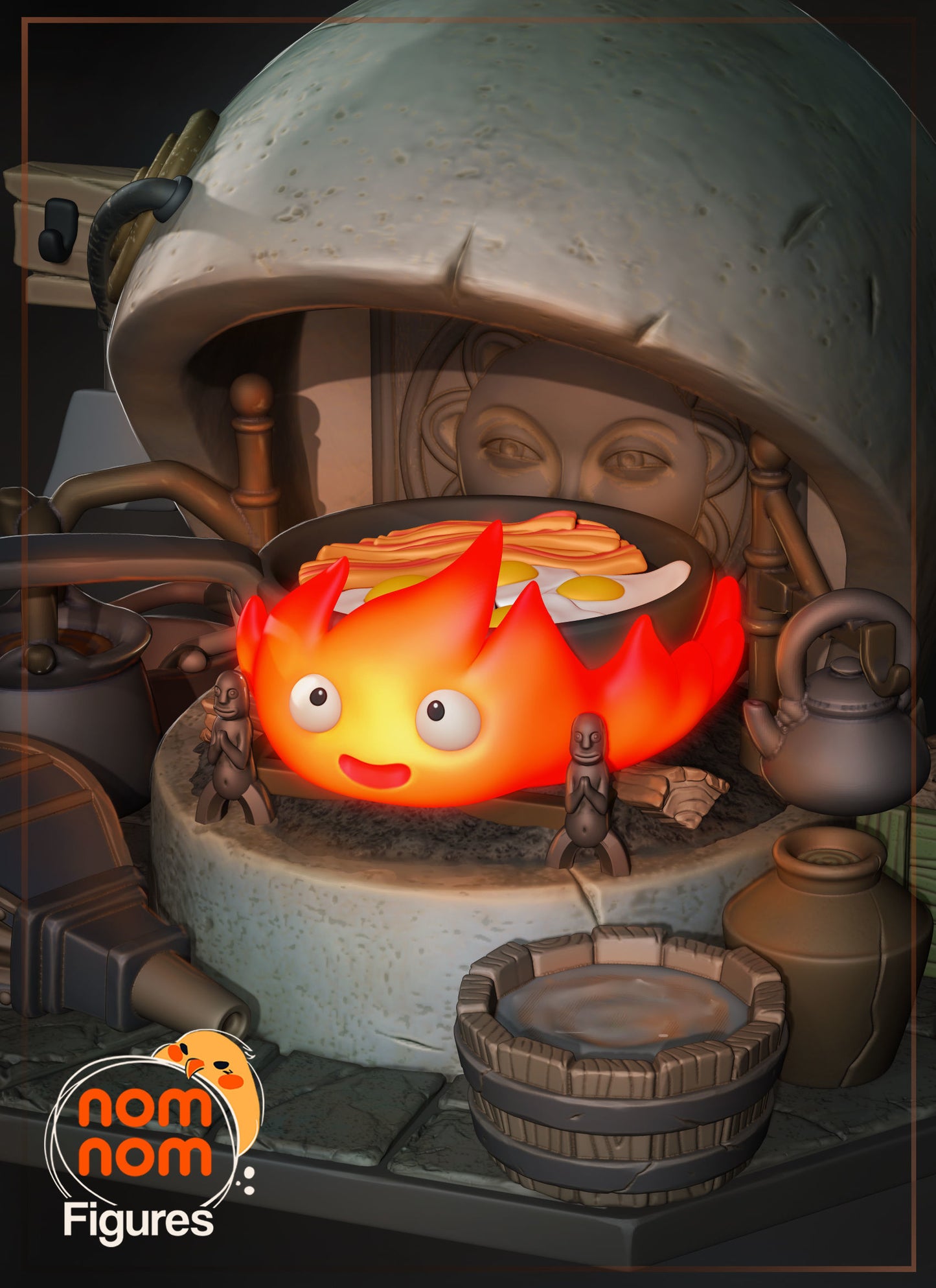 Calcifer - Howls Moving Castle 3D Print Model