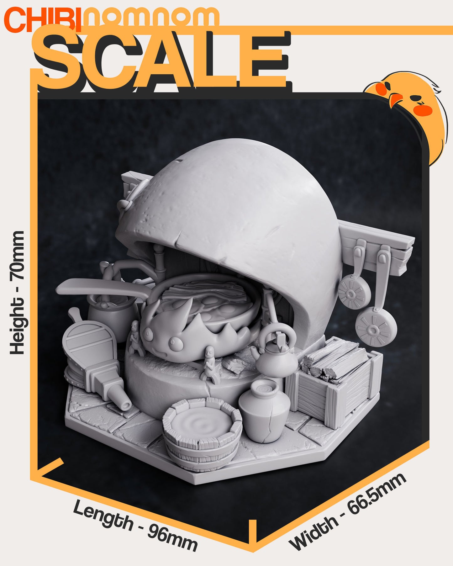 Calcifer - Howls Moving Castle 3D Print Model