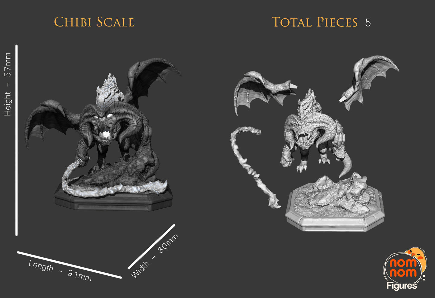 Chibi Balrog 3D Print Model