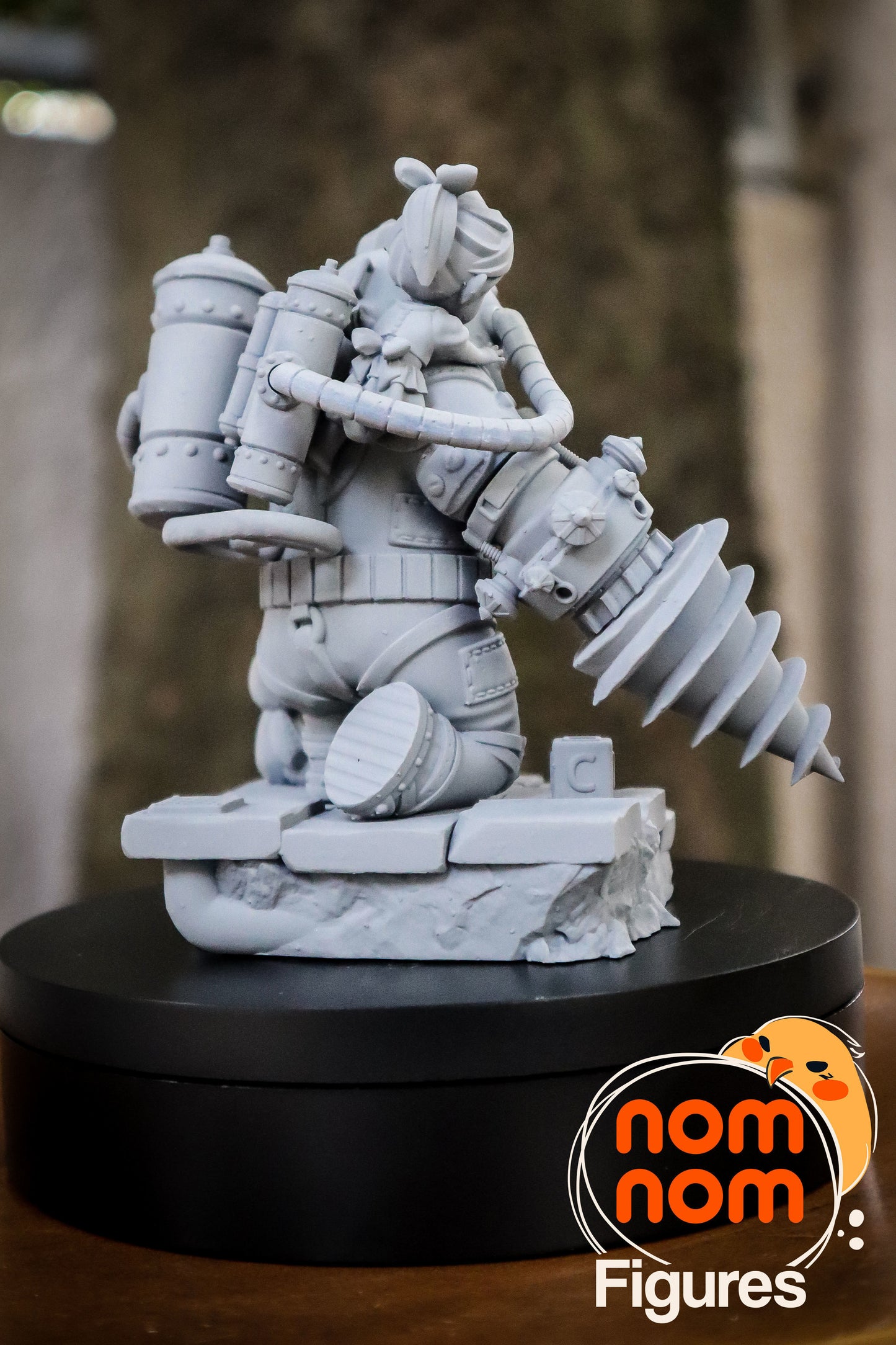 Chibi Big Daddy and Little Sister from Bioshock 3D Print Model