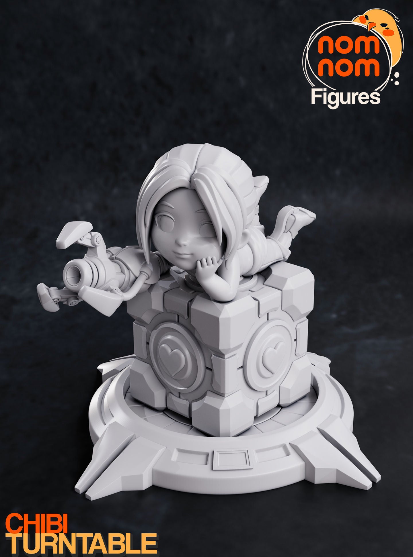 Chibi Chell - Portal 3D Print Model