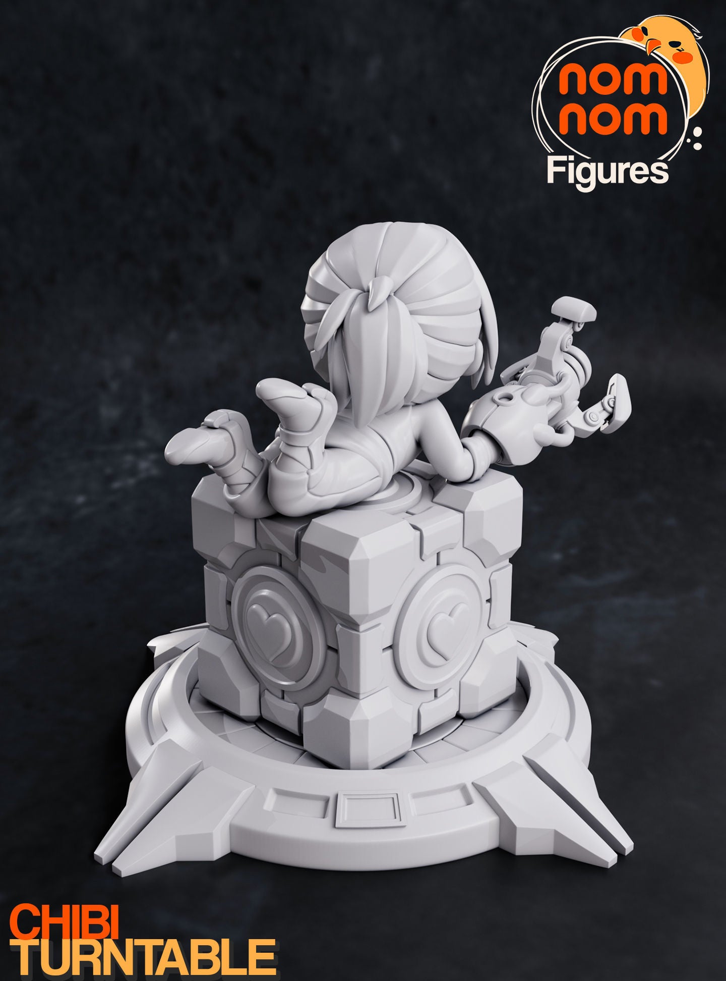 Chibi Chell - Portal 3D Print Model