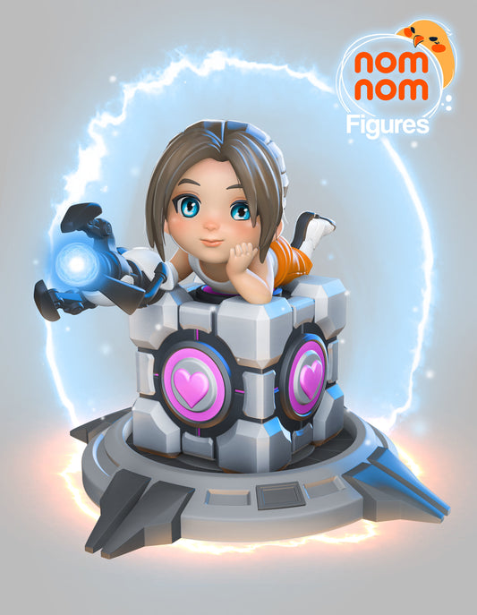 Chibi Chell - Portal 3D Print Model