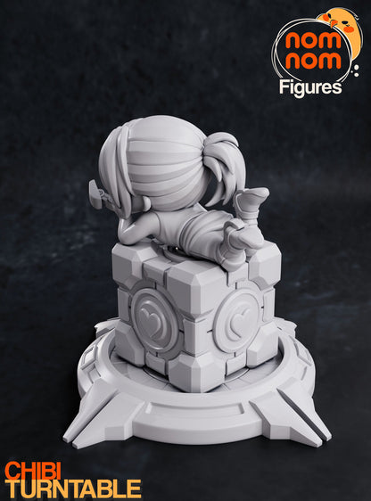 Chibi Chell - Portal 3D Print Model