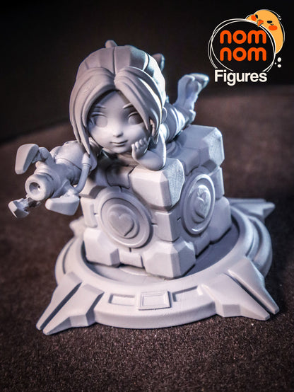 Chibi Chell - Portal 3D Print Model