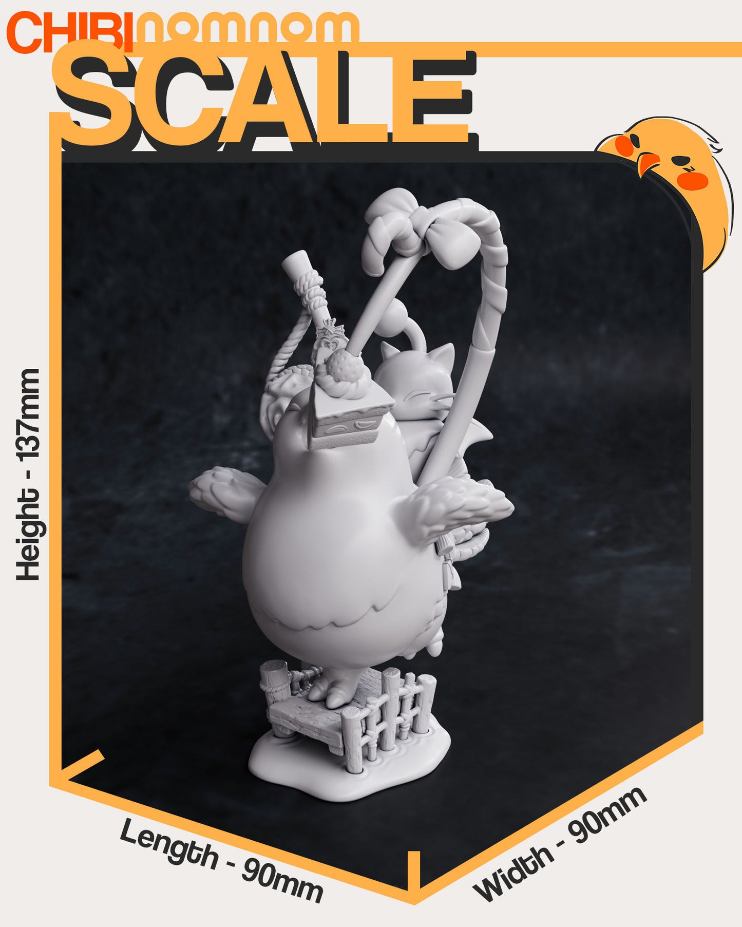 Chibi Chocobo - Final Fantasy VII 3D Print Model