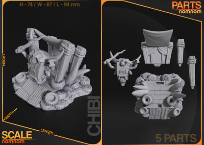 Chibi Claptrap - Borderlands 3D Print Model