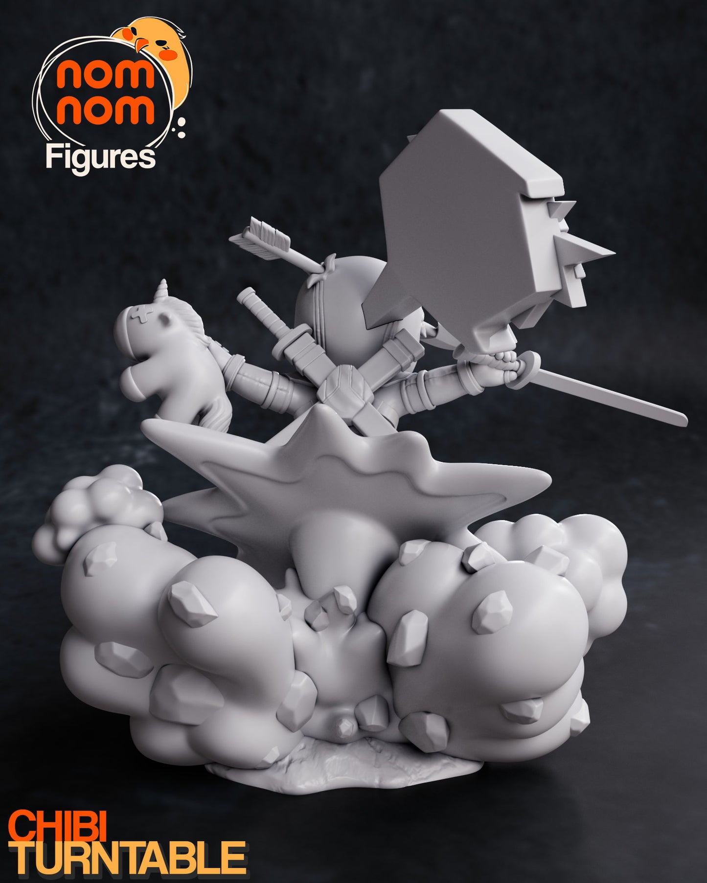 Chibi Deadpool 3D Print Model