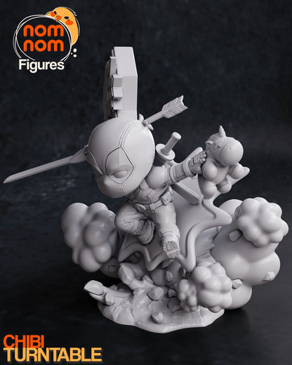 Chibi Deadpool 3D Print Model