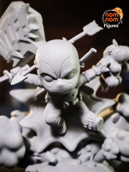 Chibi Deadpool 3D Print Model