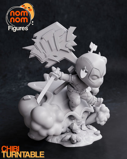 Chibi Deadpool 3D Print Model