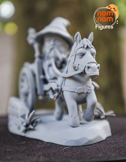 Chibi Gandalf - Lord of the Rings 3D Print Model