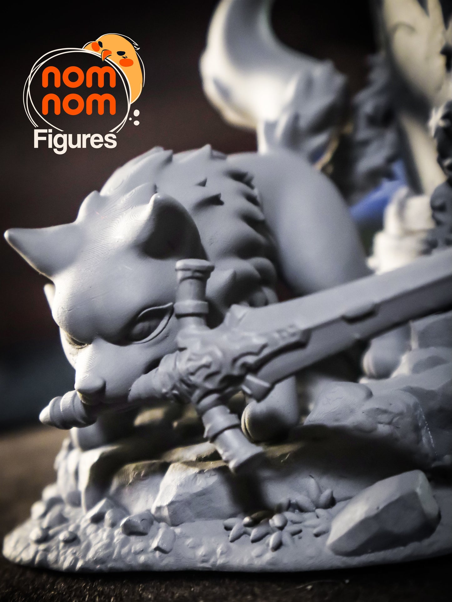 Chibi Great Grey Wolf Sif - Dark Souls 3D Print Model