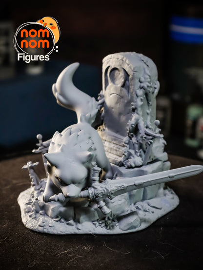 Chibi Great Grey Wolf Sif - Dark Souls 3D Print Model