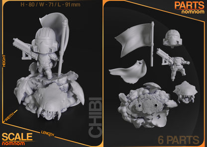 Chibi Helldiver - Helldivers 2 3D Print Model