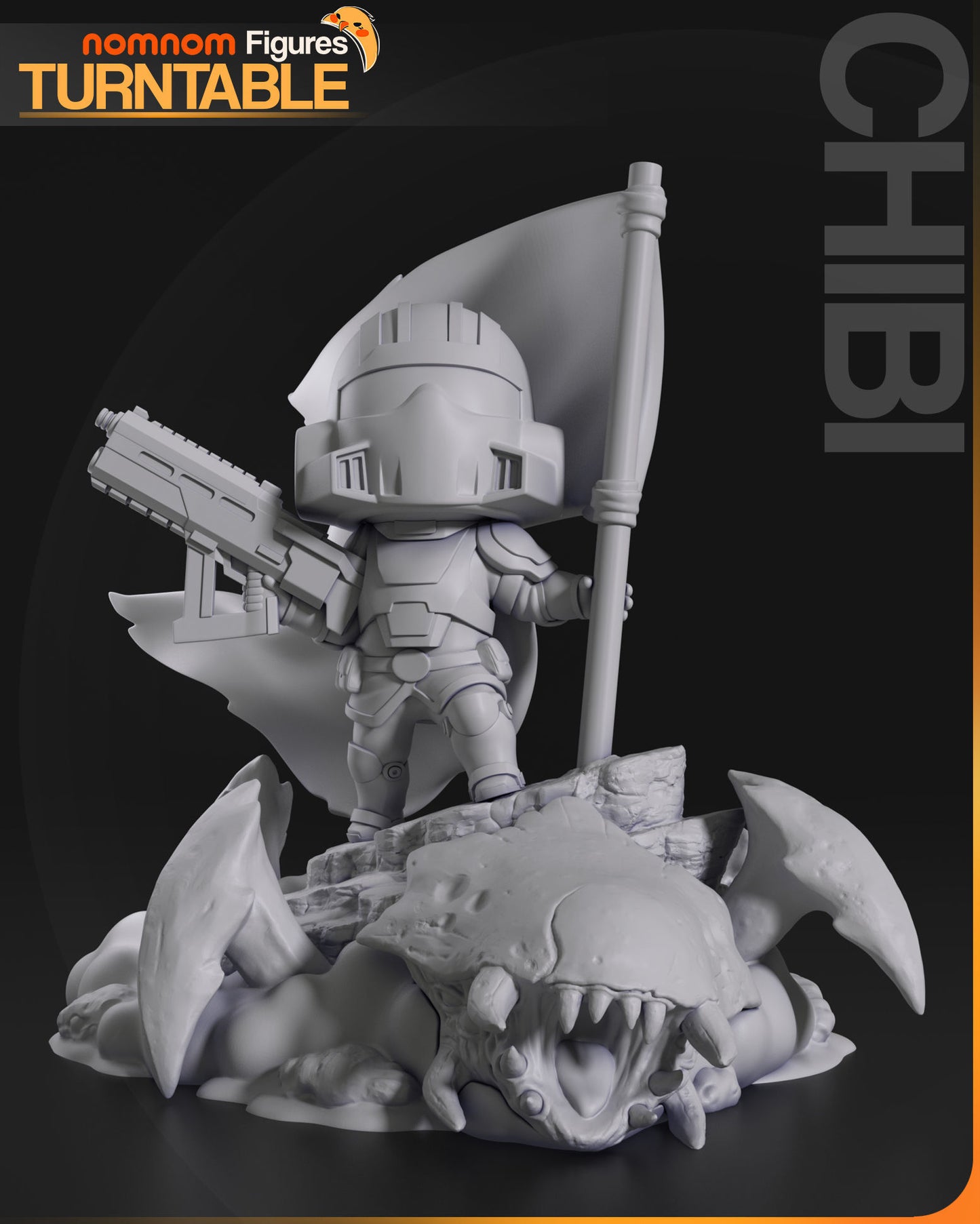 Chibi Helldiver - Helldivers 2 3D Print Model