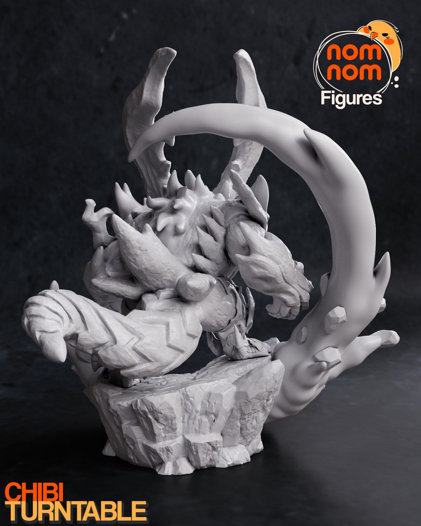 Chibi Ifrit from Final Fantasy XVI 3D Print Model