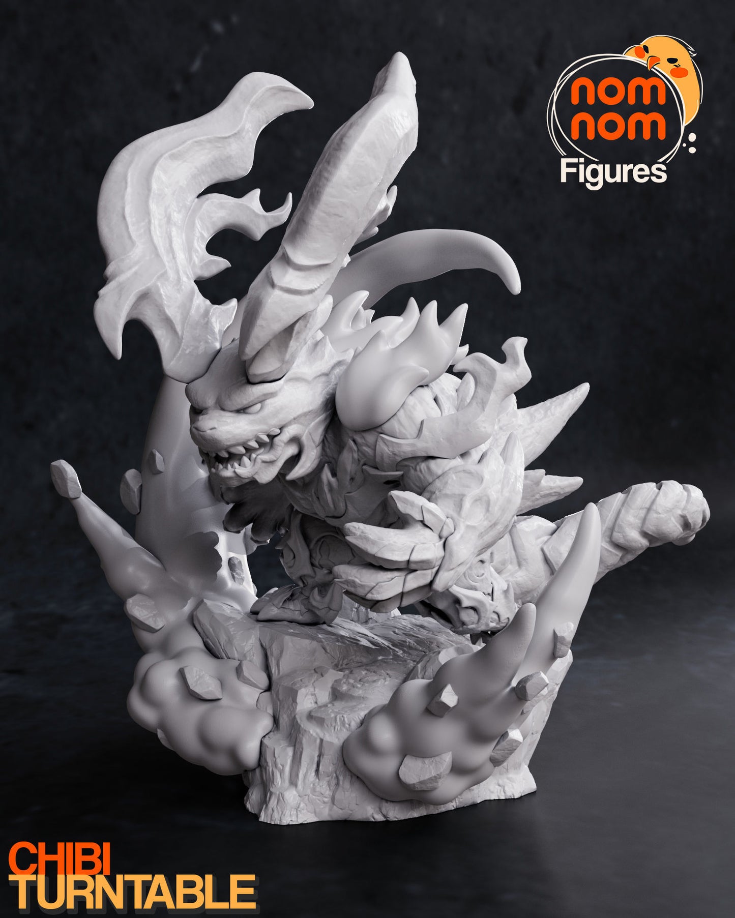 Chibi Ifrit from Final Fantasy XVI 3D Print Model