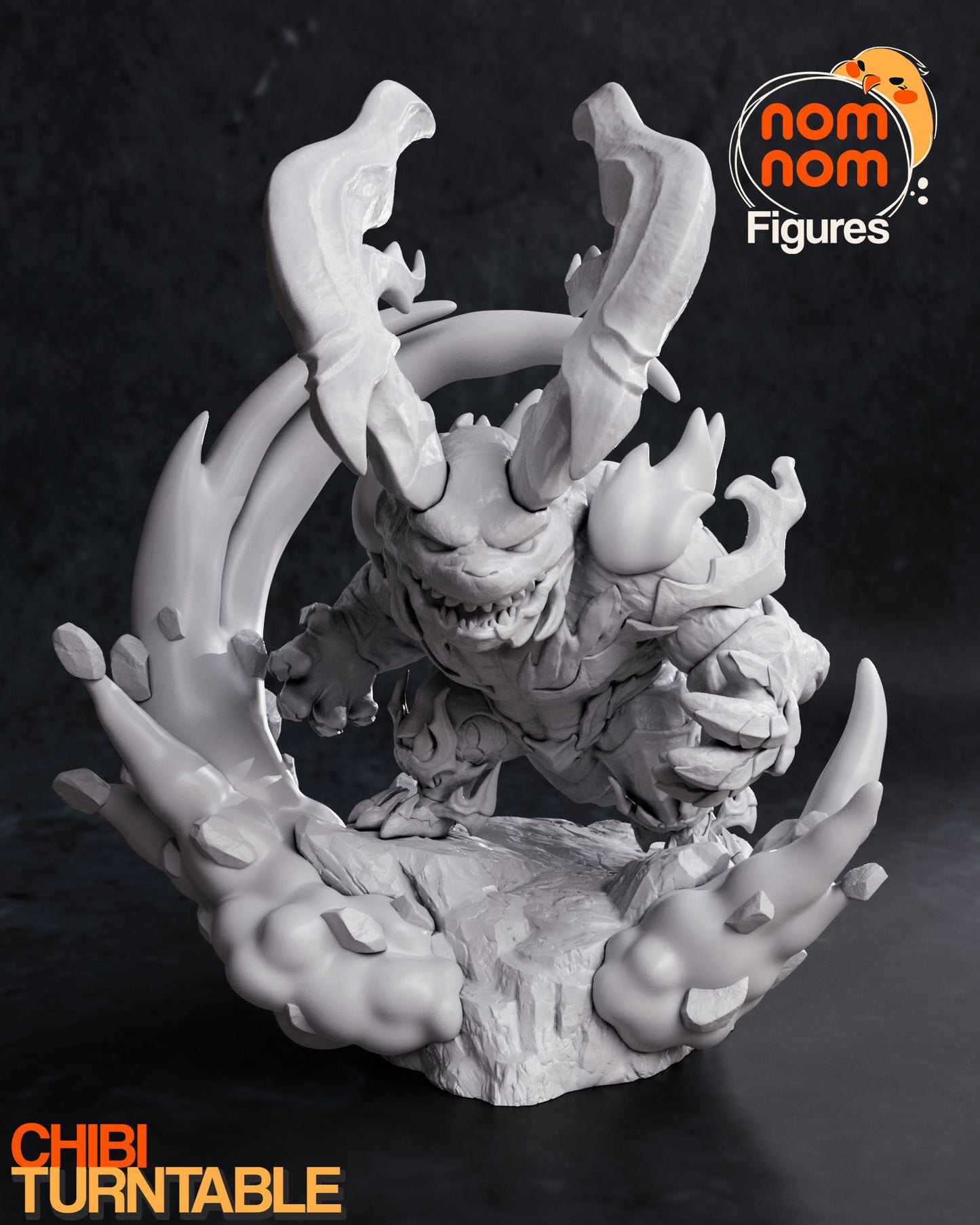 Chibi Ifrit from Final Fantasy XVI 3D Print Model