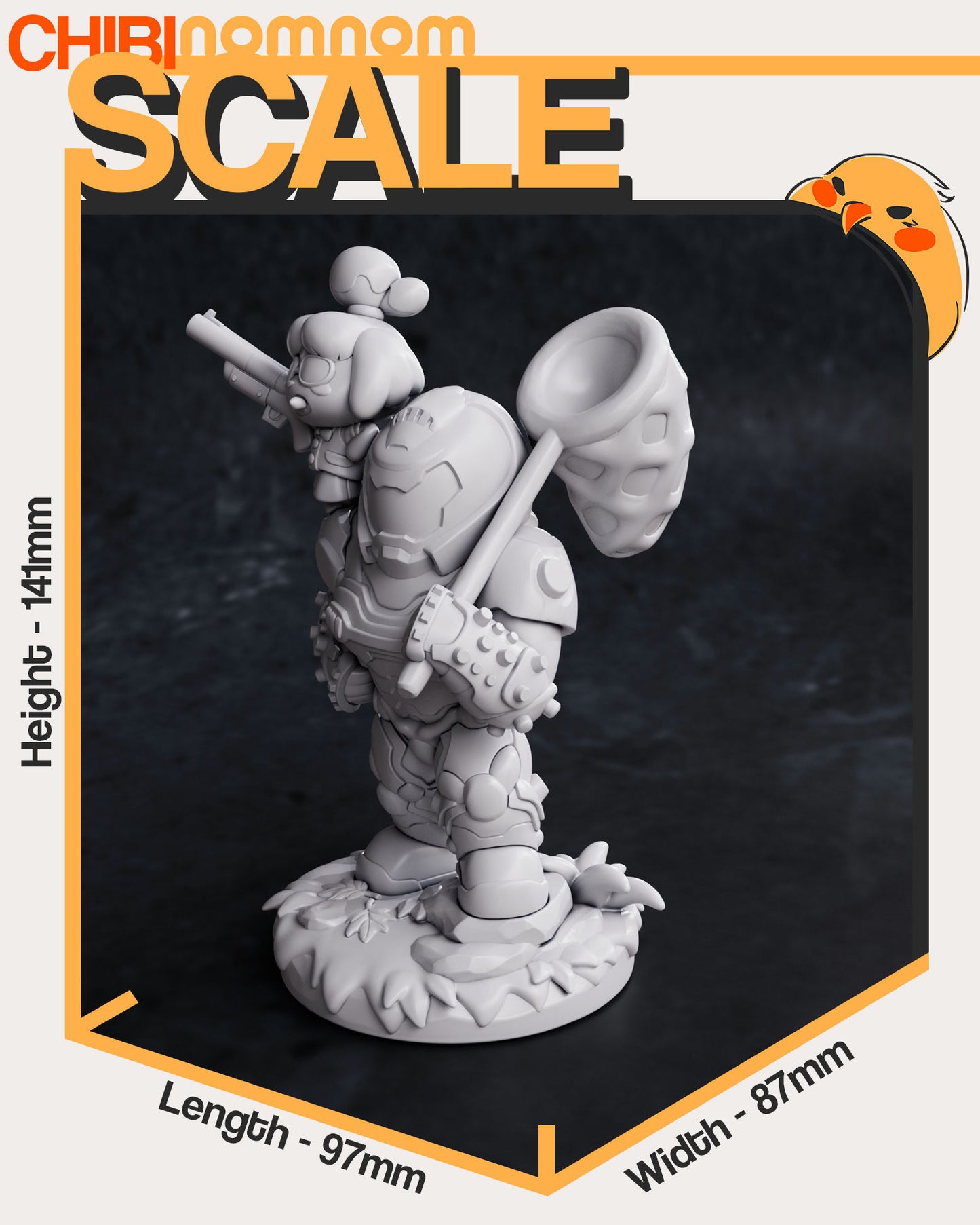 Chibi Isabelle - Doom Crossing Meme 3D Print Model