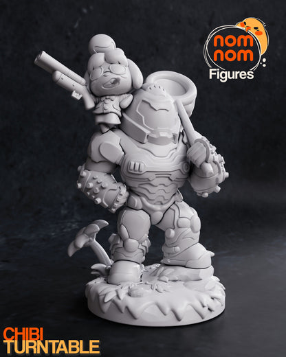 Chibi Isabelle - Doom Crossing Meme 3D Print Model