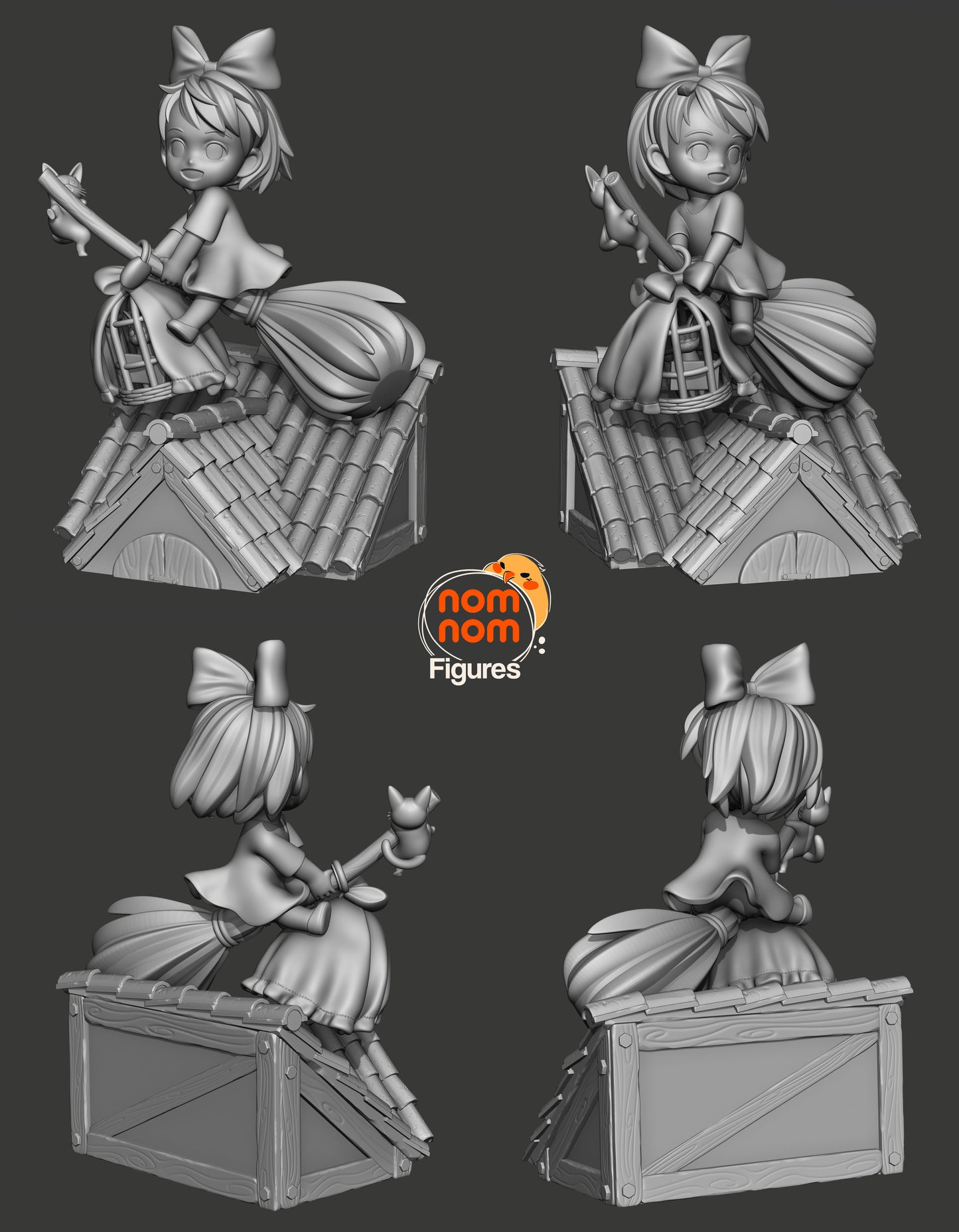 Chibi Kiki from Kikis Delivery Service 3D Print Model