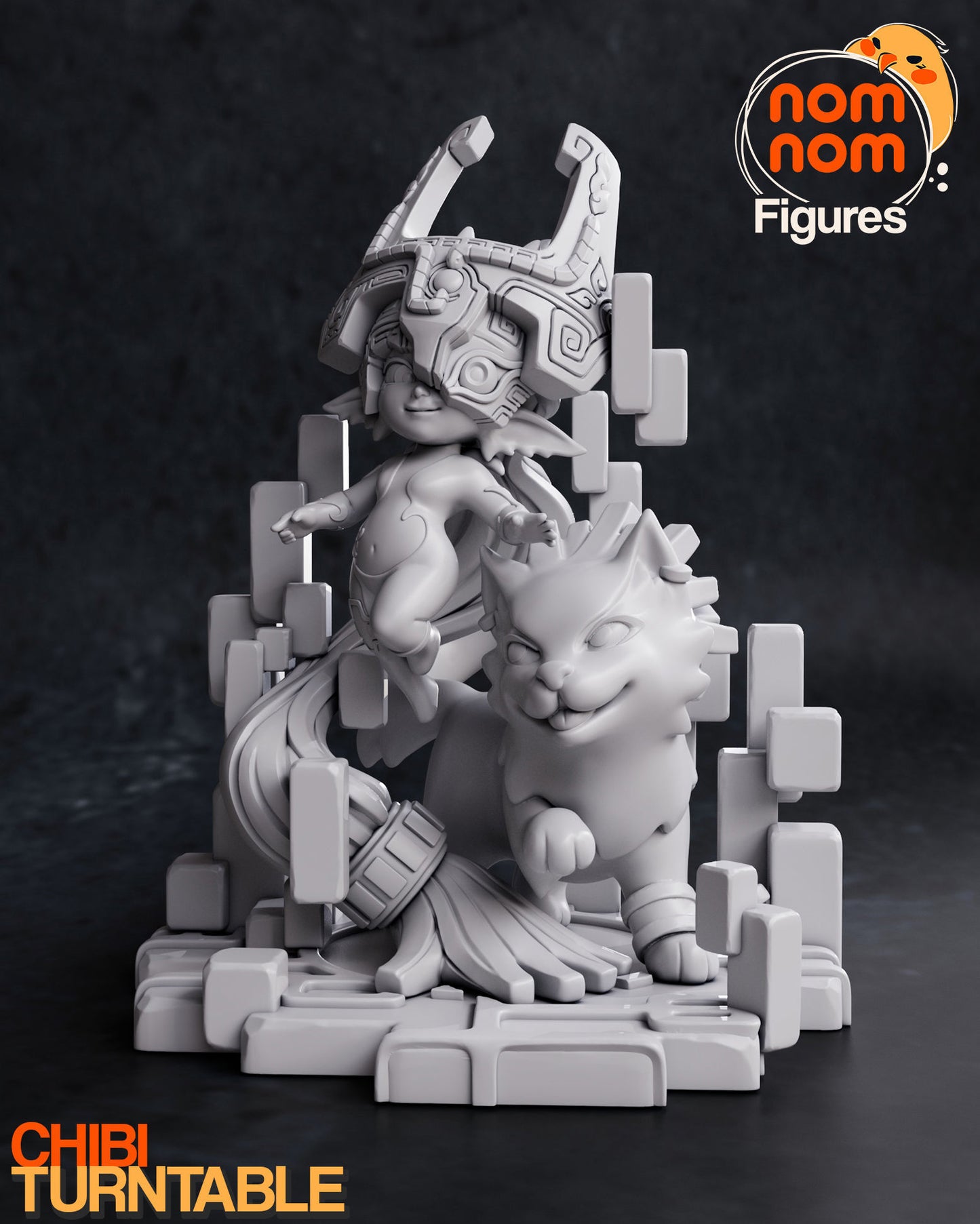 Chibi Midna from Legend of Zelda Twilight Princess 3D Print Model