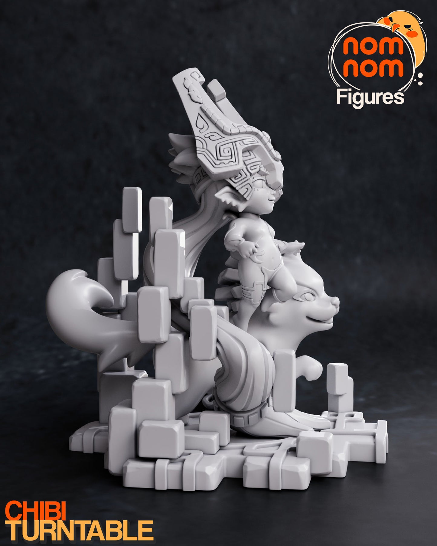 Chibi Midna from Legend of Zelda Twilight Princess 3D Print Model