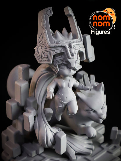 Chibi Midna from Legend of Zelda Twilight Princess 3D Print Model