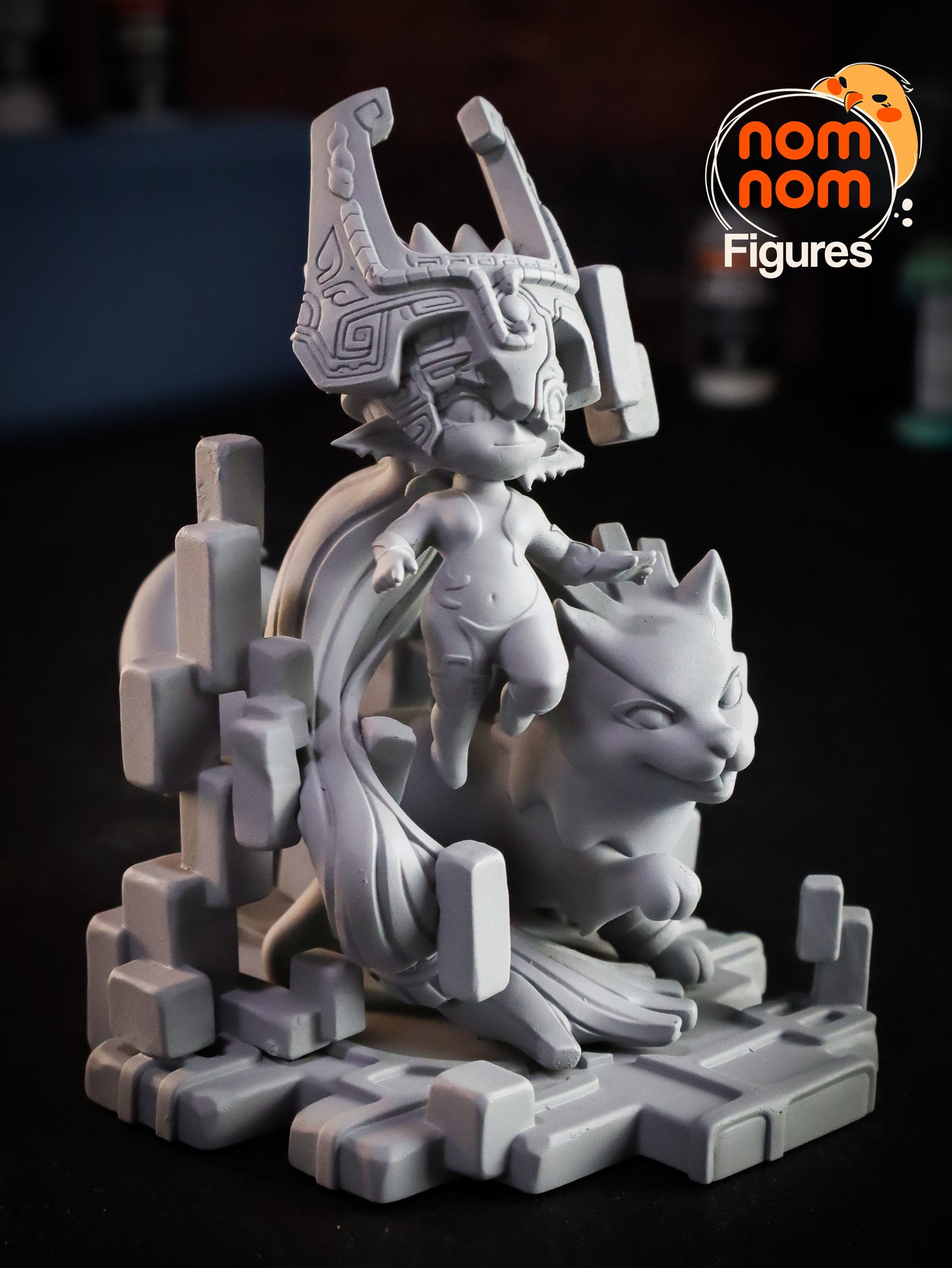 Chibi Midna from Legend of Zelda Twilight Princess 3D Print Model