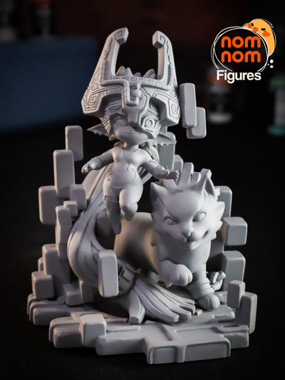 Chibi Midna from Legend of Zelda Twilight Princess 3D Print Model