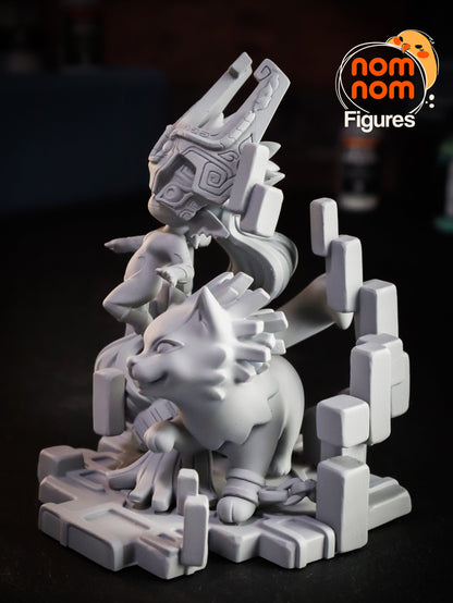 Chibi Midna from Legend of Zelda Twilight Princess 3D Print Model