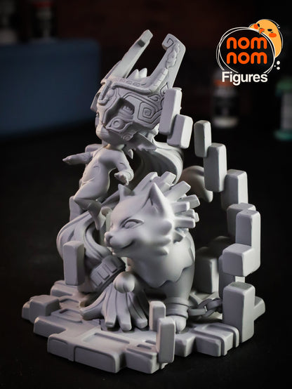 Chibi Midna from Legend of Zelda Twilight Princess 3D Print Model