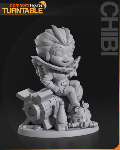 Chibi Nuka Girl - Fallout 4 3D Print Model