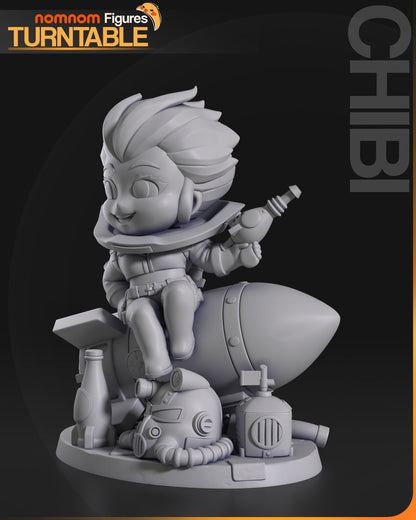 Chibi Nuka Girl - Fallout 4 3D Print Model