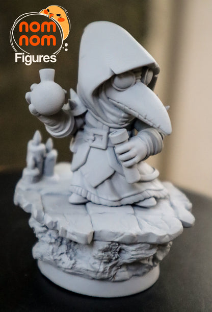 Chibi Plague Doctor 3D Print Model