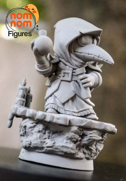 Chibi Plague Doctor 3D Print Model