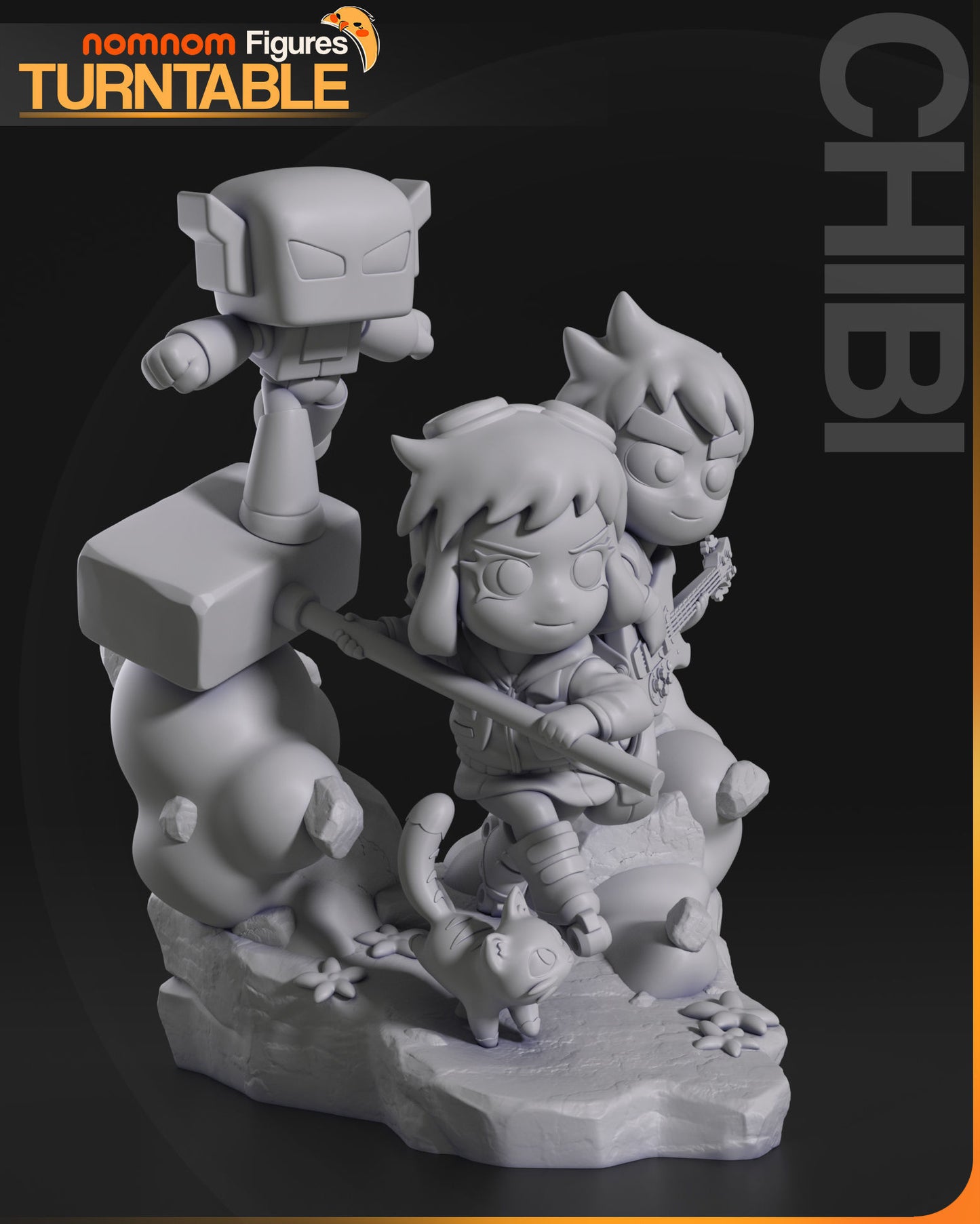 Chibi Ramona Flowers - Scott Pilgrim Takes Off 3D print model