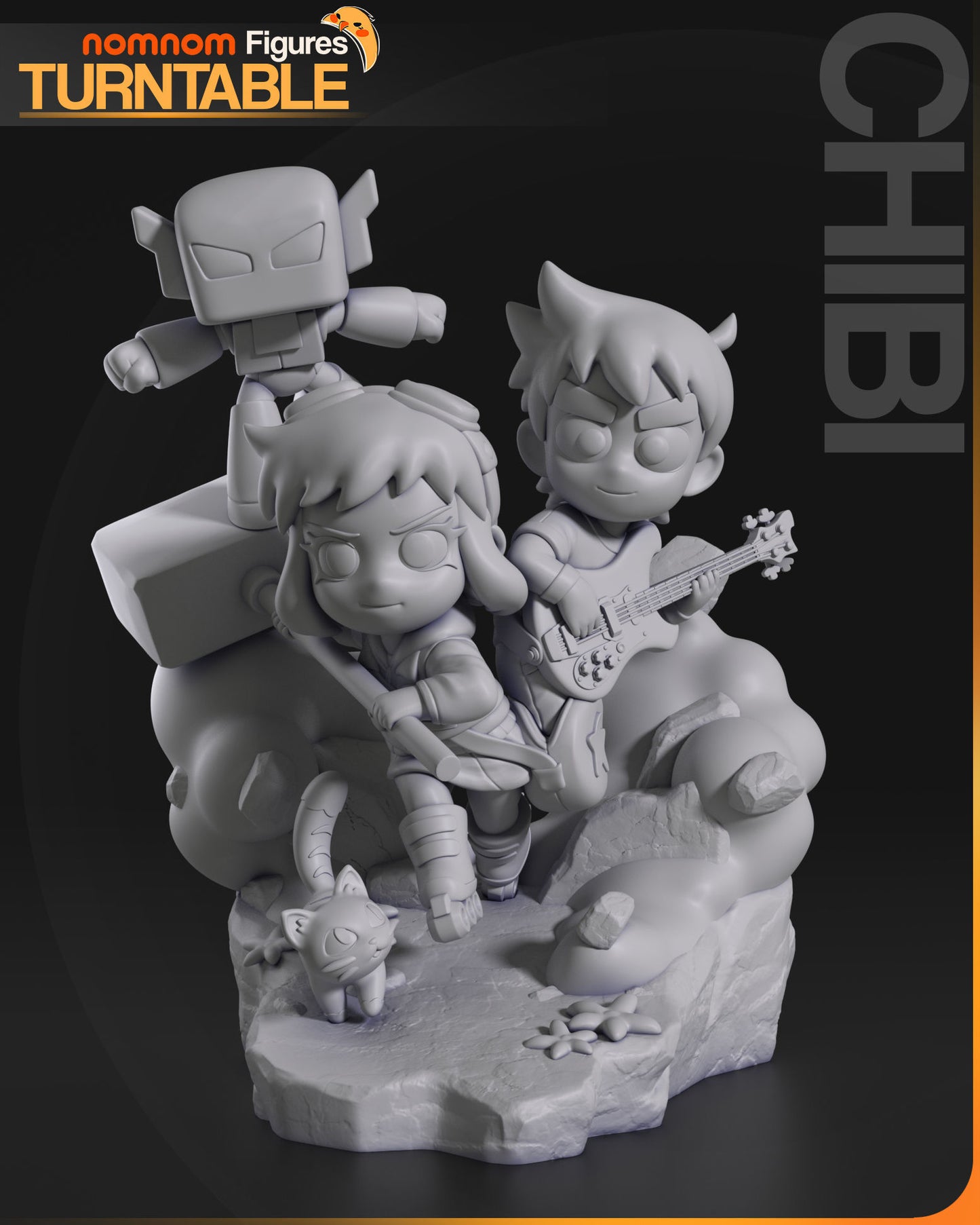 Chibi Ramona Flowers - Scott Pilgrim Takes Off 3D print model