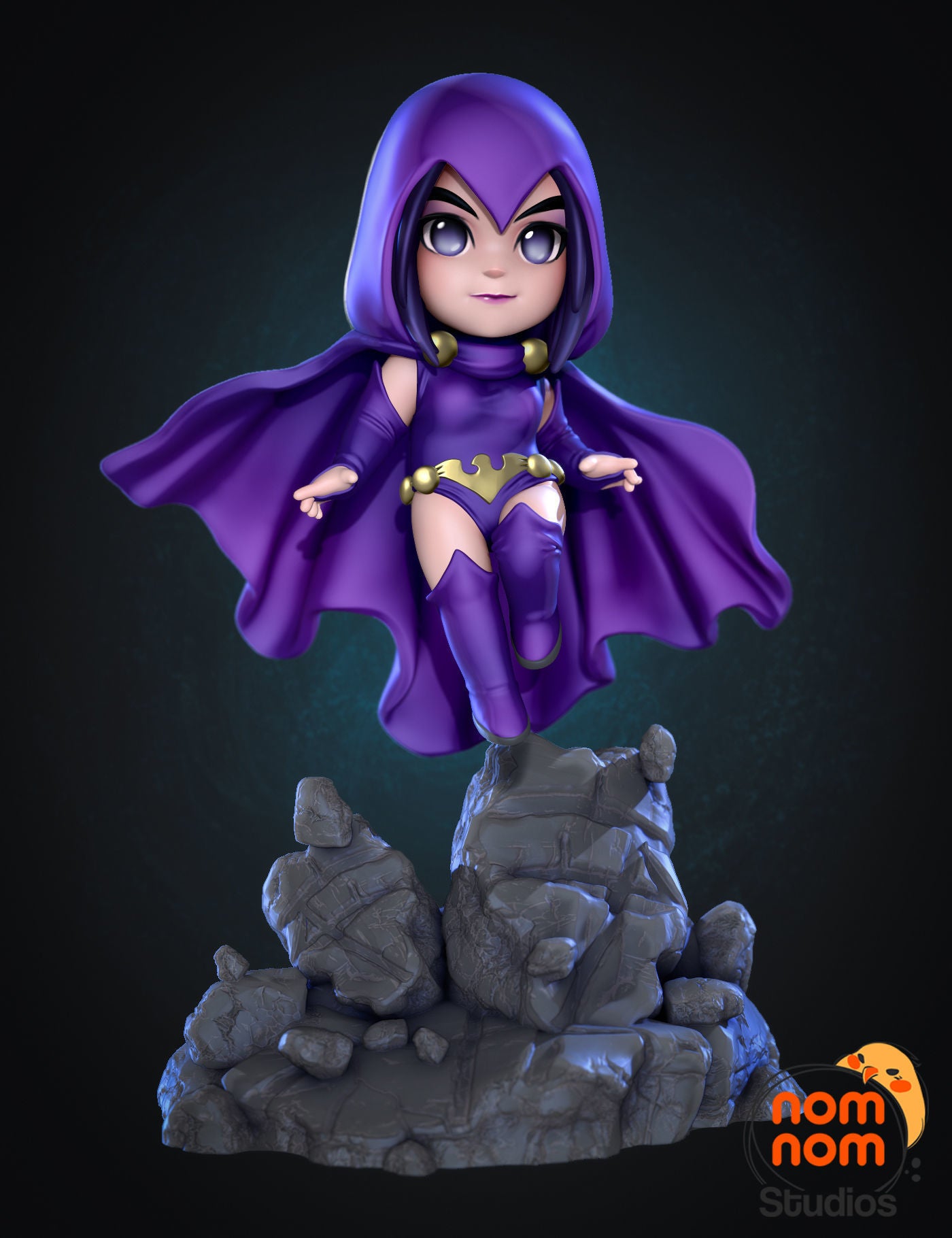 Chibi Raven - Teen Titans 3D Print Model